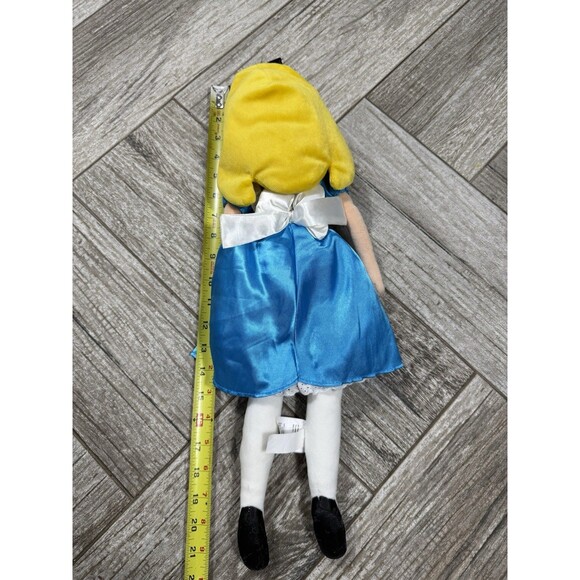 ALICE IN WONDERLAND bean bag plush doll Disney Store exclusive Large 18 Inch - Picture 7 of 7